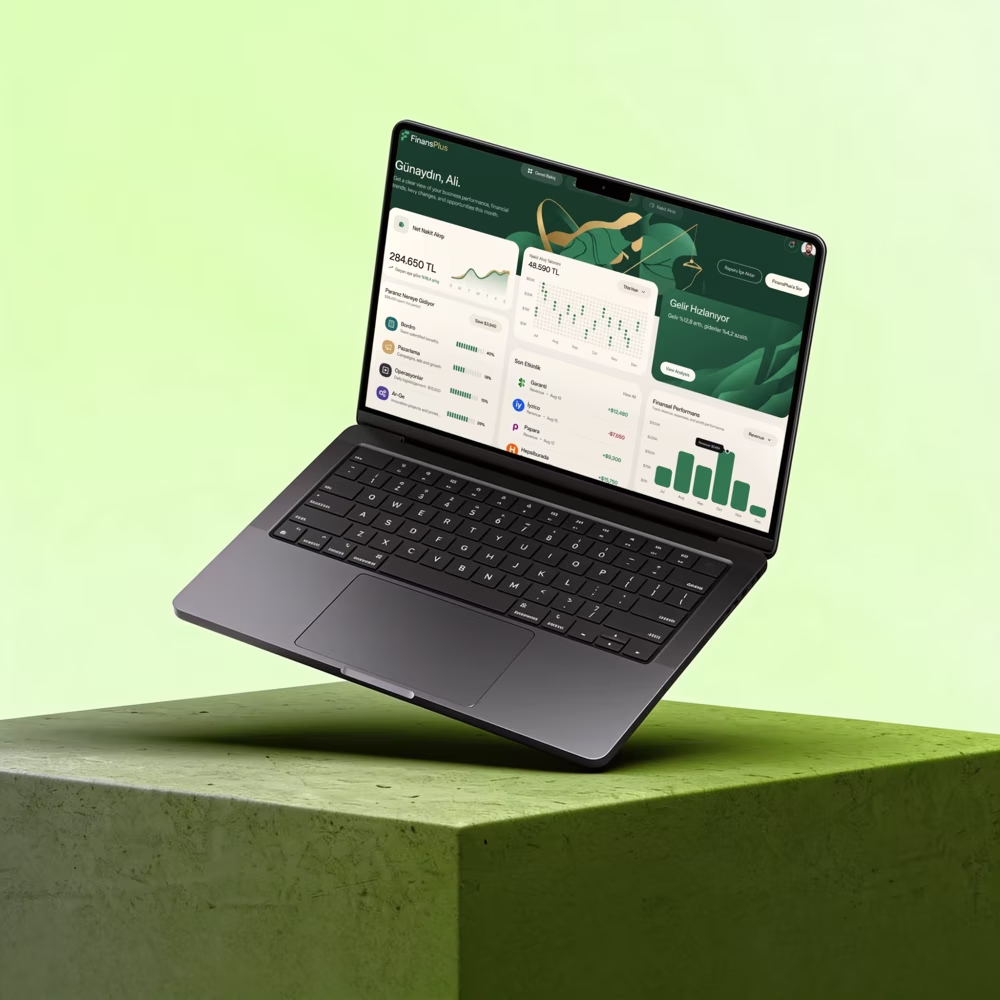 SaaS ve web uygulamalarında kayıt, ilk kullanım, abonelik ve tekrar eden işlemler için tutarlı ekranlar.
